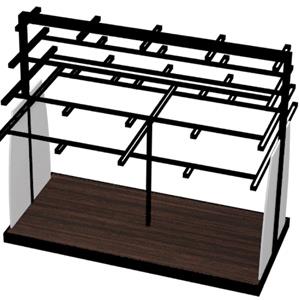 Four-layer double-sided pants rack