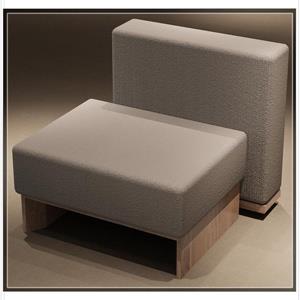 Single sofa with backrest